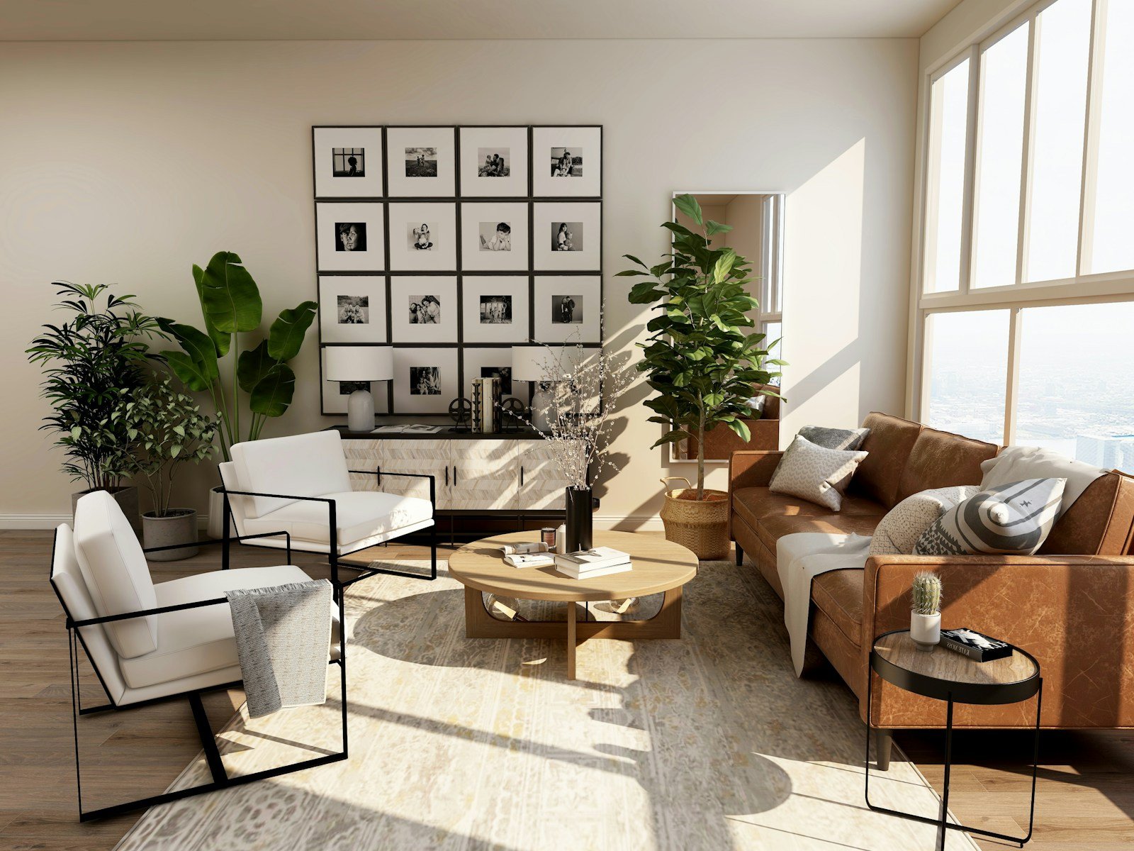 Warm material interior by KAYA Studio